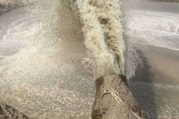 遠洋牌泥沙泵出口