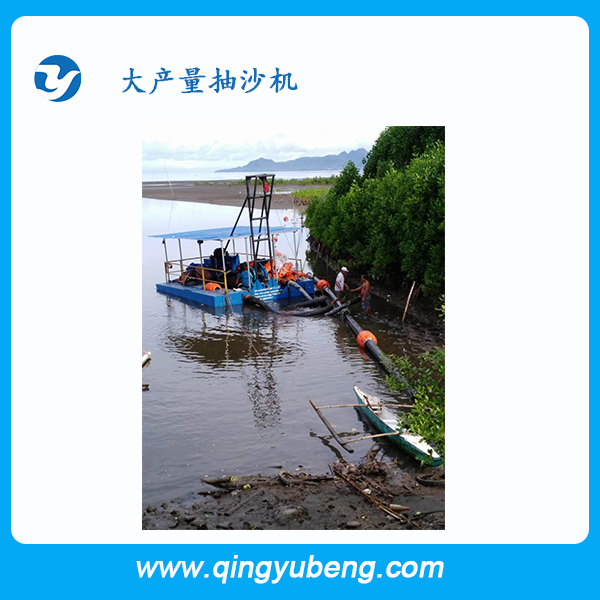 遠(yuǎn)洋牌抽沙機(jī)施工樣圖